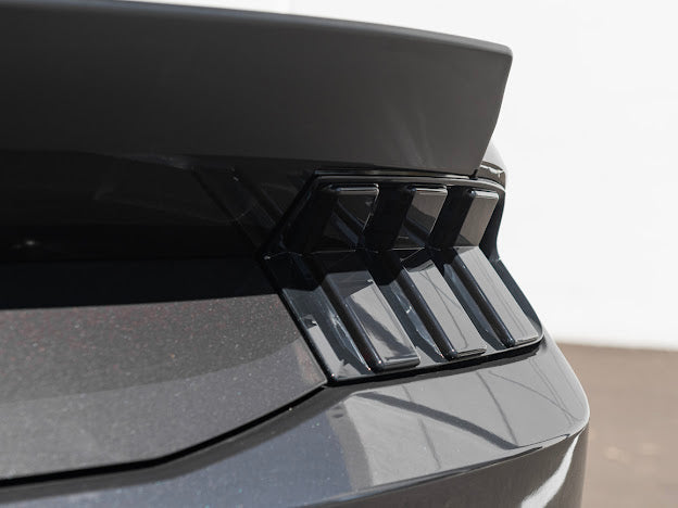 2024-UP FORD MUSTANG S650 | SMOKE TINTED REAR TAIL LIGHT TRIM BEZEL COVER